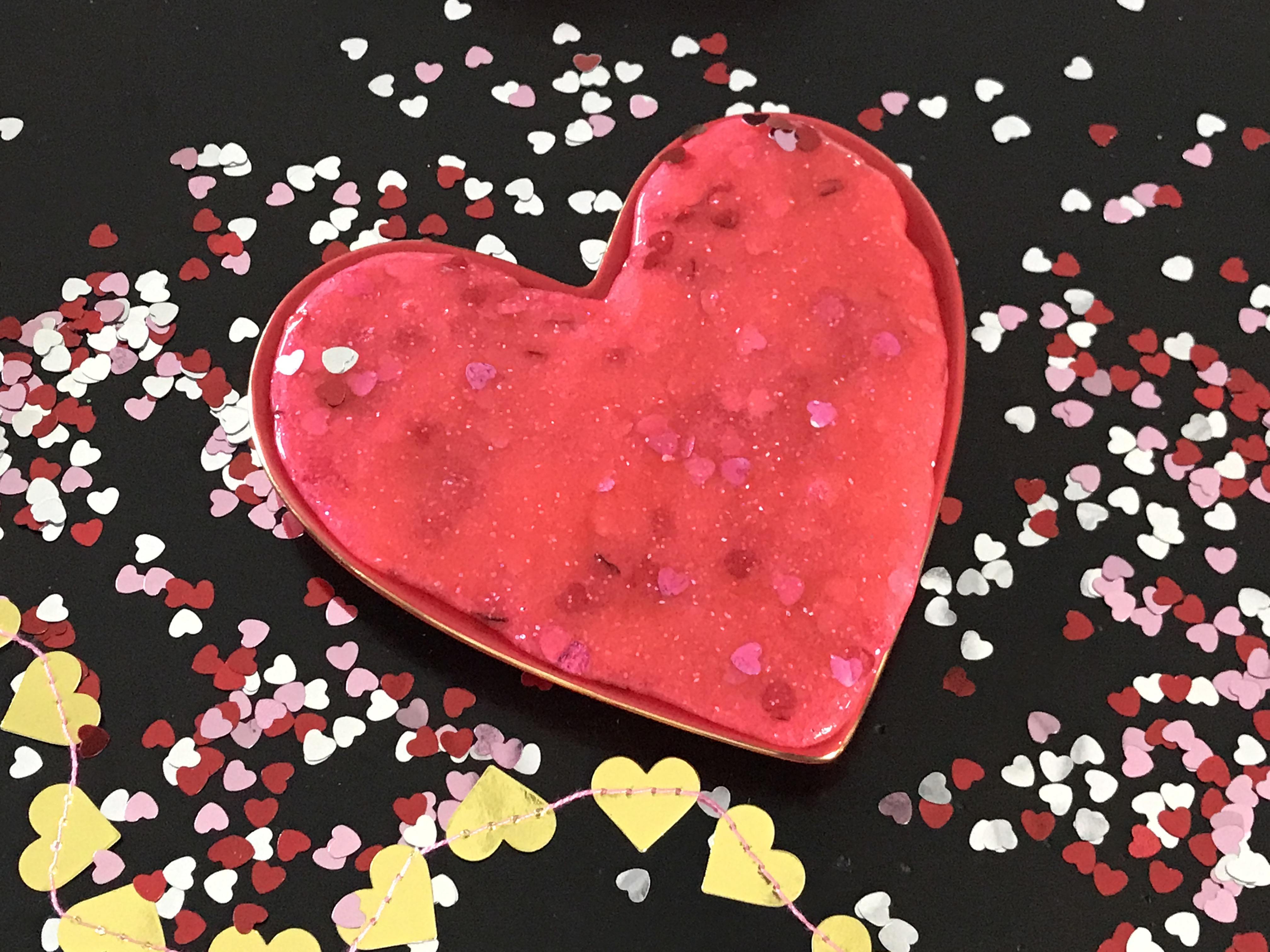 Valentine's Day Glitter Slime - Money Savvy Living