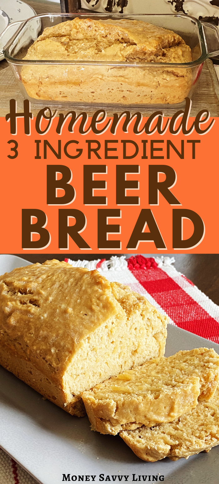 Easy 5 Ingredient Beer Bread - Money Savvy Living